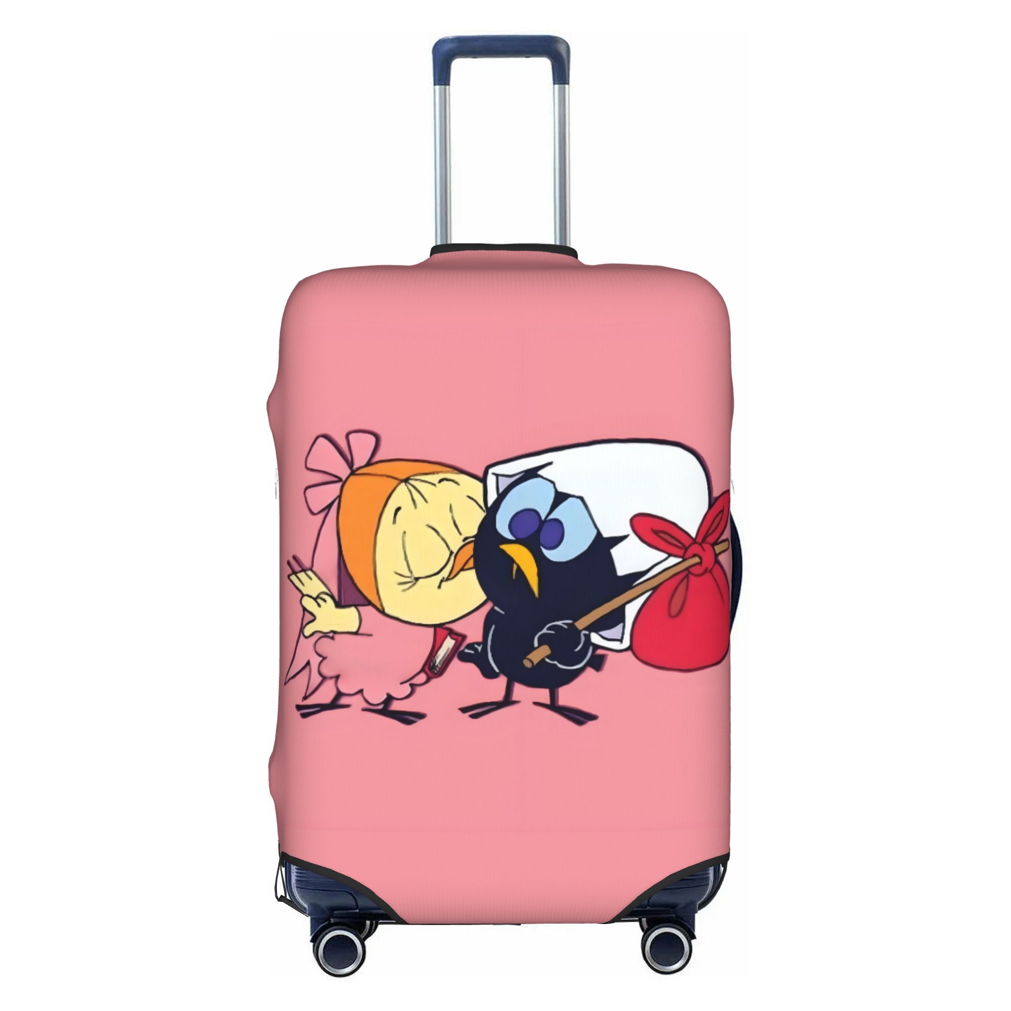 Travel Accessories Italy - カリメロ漫画アニメ荷物カバー弾性イタリアテレビ漫画旅行スーツケース保護カバー18-32インチに適合