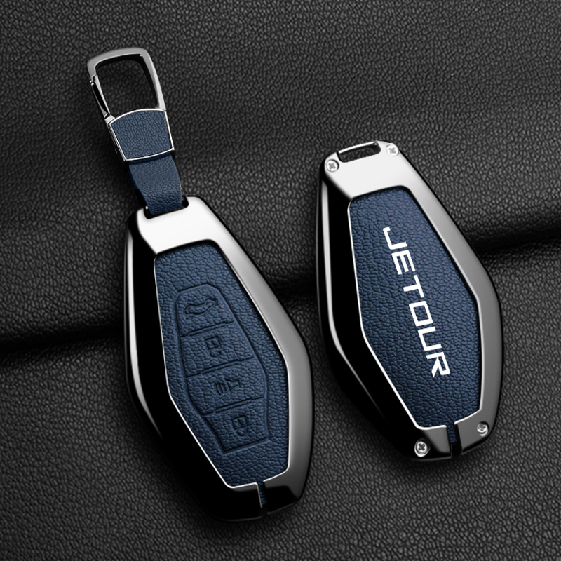 Travel Accessories High End - 金属製高級車キーカバー JETOUR Traveler X70 X90 車両アクセサリー