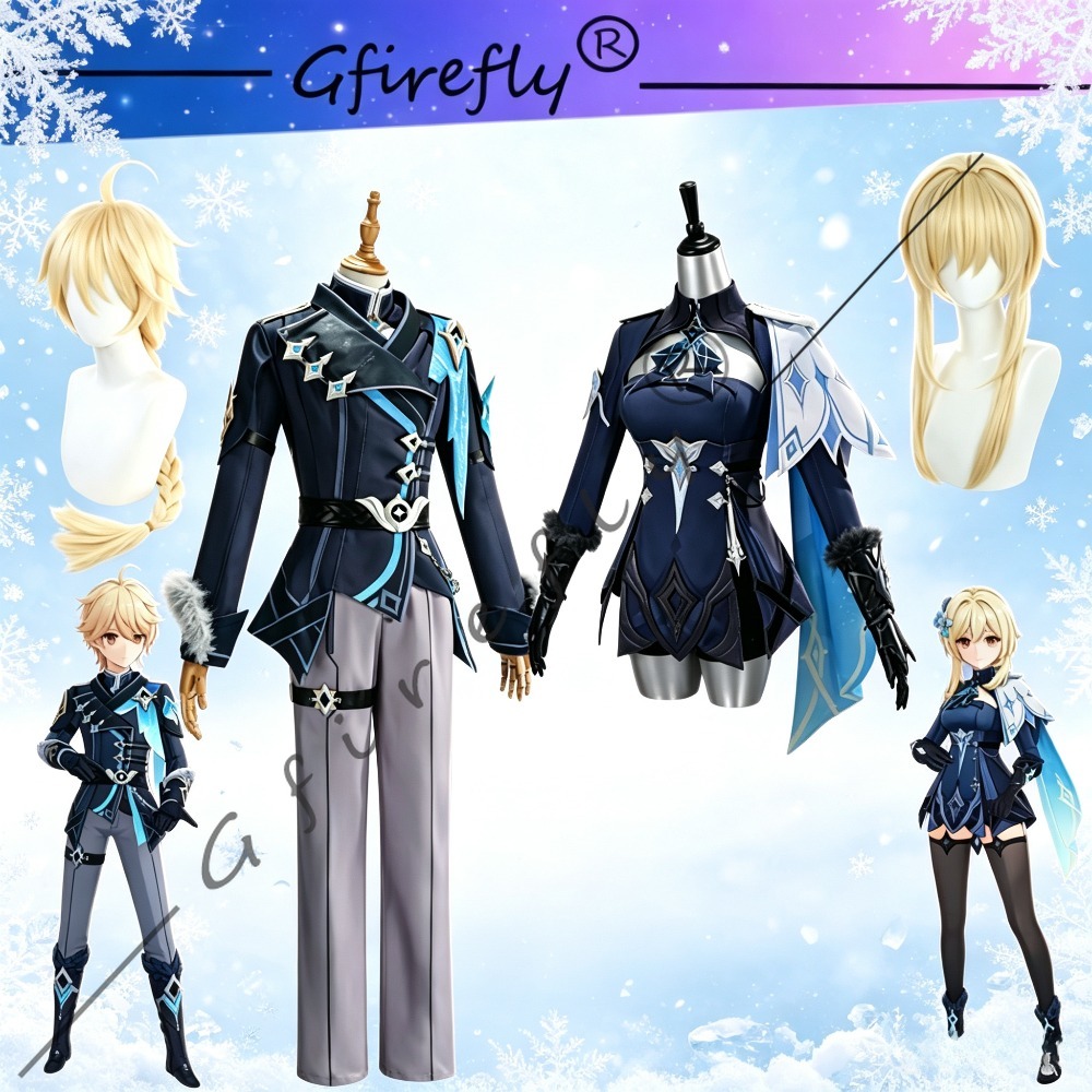 Travel Accessories Set - 原神（Genshin Impact）トラベラー ルミネ＆エーテル スネジナヤ コスプレ衣装 ユニフォーム