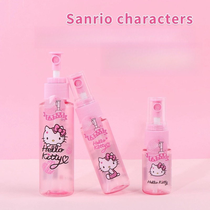 Travel Accessories Japan - かわいいサンリオハローキティスプレーボトル詰め替え可能旅行ミニポータブル漫画アニメかわいい滑り止め軽量学生ギフト