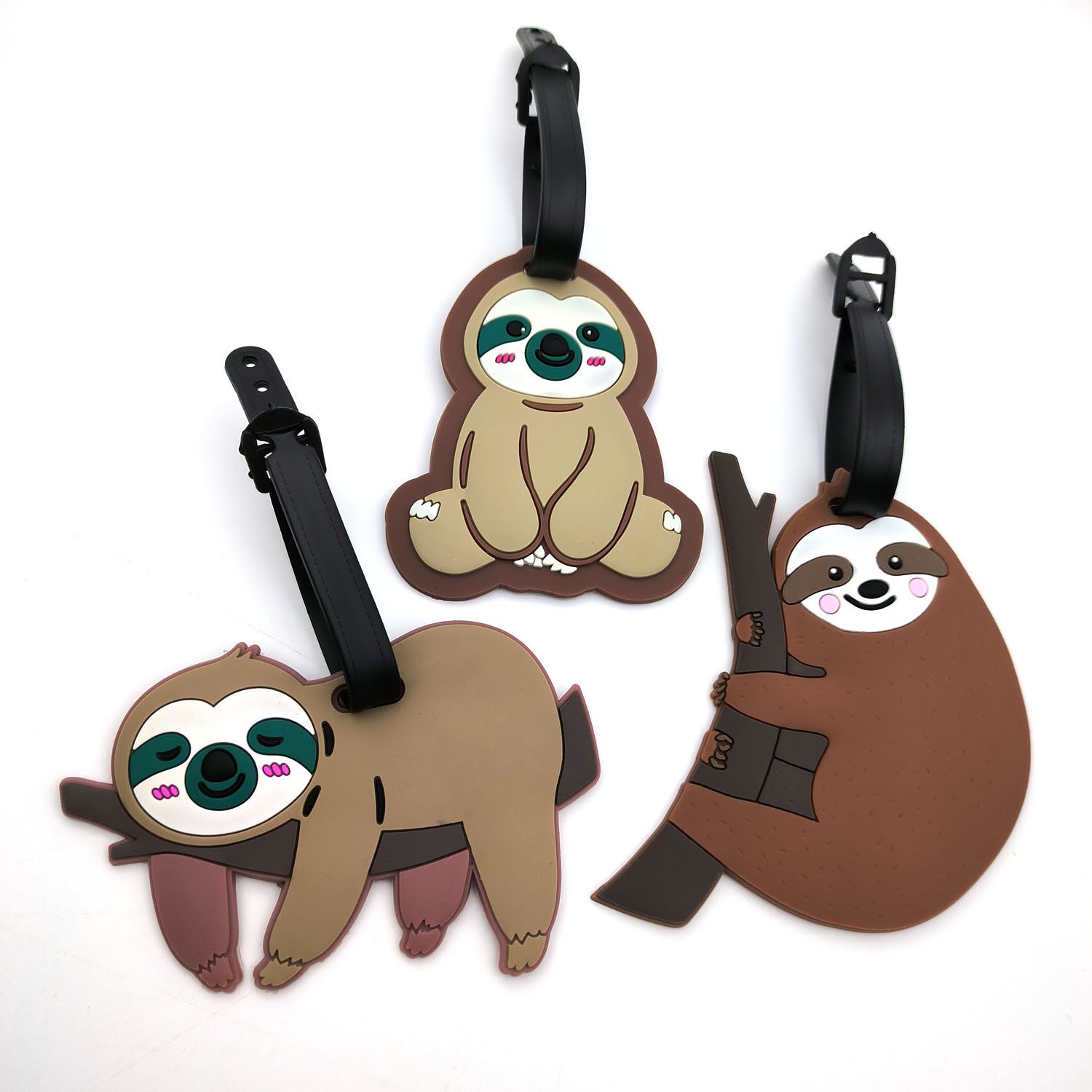1 ピース/3 個最新のトラベルアクセサリー荷物タグクリエイ - Travel Accessories On Plane のレビューと価格
