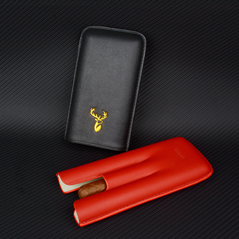 54リングレザーシガーケース ブラックレッド シガーホルダー - Travel Accessories Youtube のレビューと価格