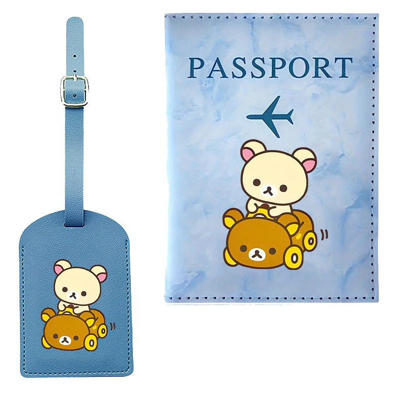 リラックマ旅行必需品：RFIDブロッキングパスポートホルダー - Travel Accessories Italy のレビューと価格