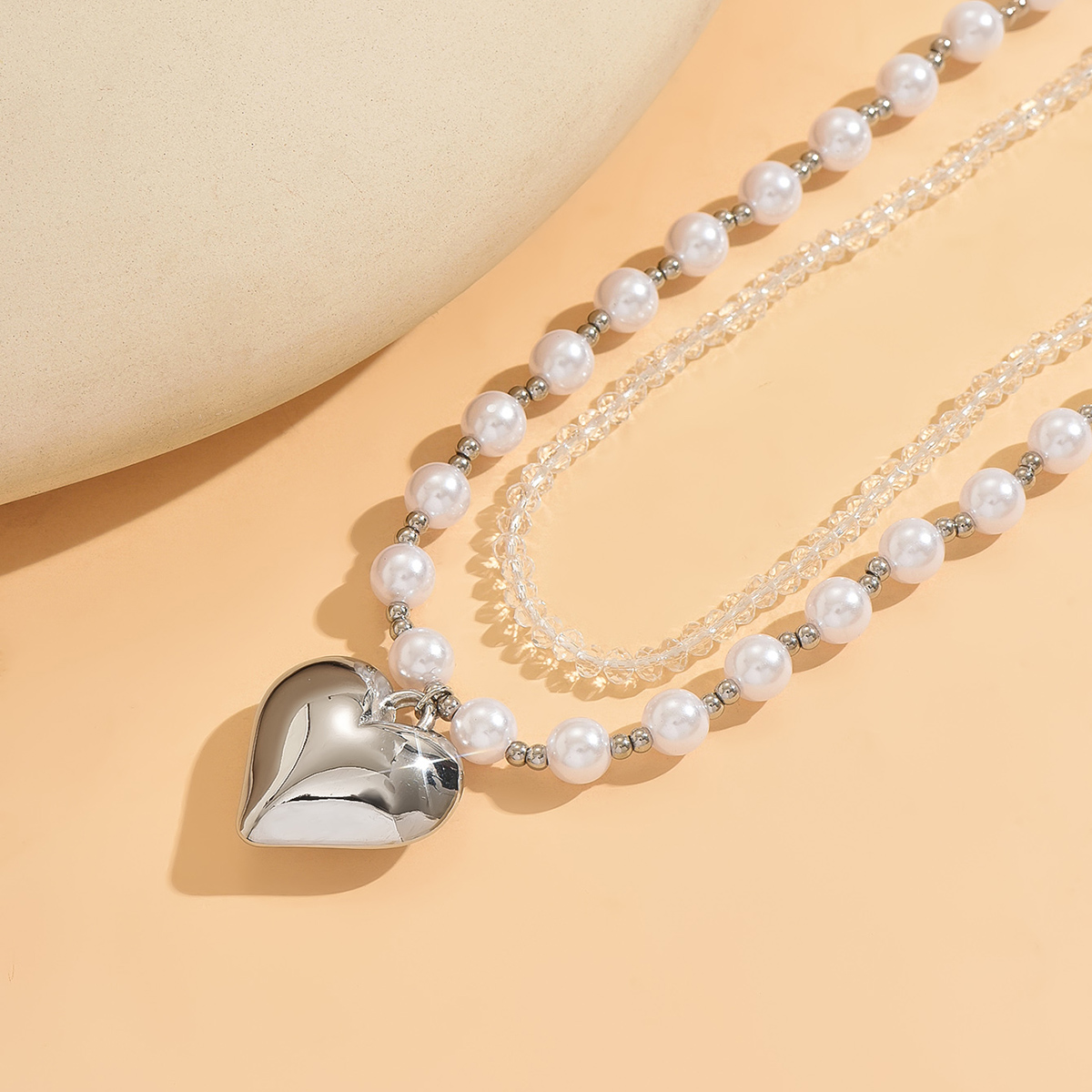 新鮮で甘いY2Kアクリルパールビーズネックレス、超光沢で絶妙 - Travel Accessories As Gifts のレビューと価格