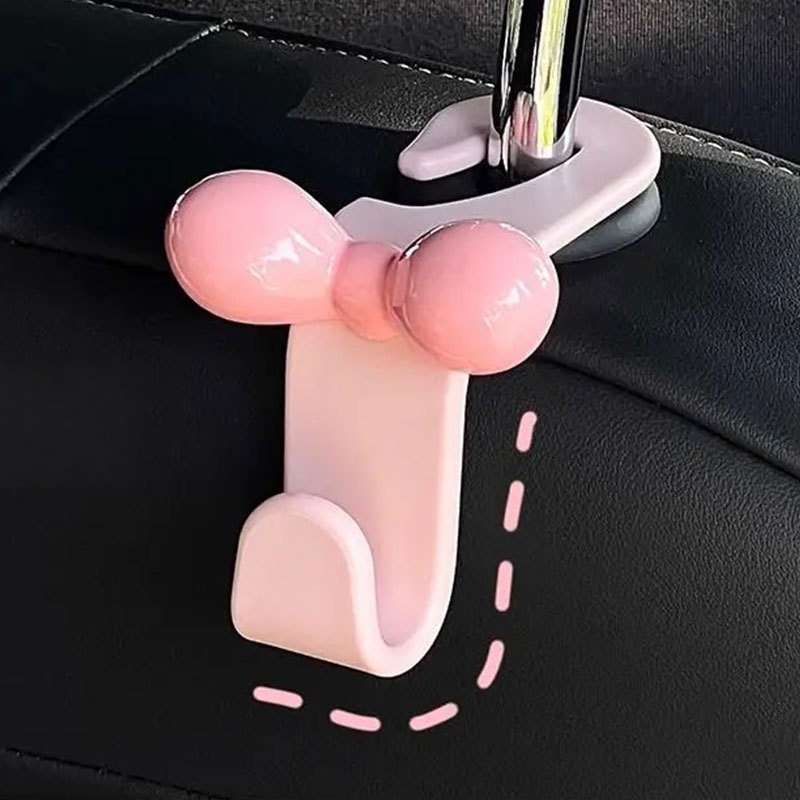 ミニマリストなボウ型車用後部座席吊り下げフック、実用的な収納 - Travel Accessories Store のレビューと価格