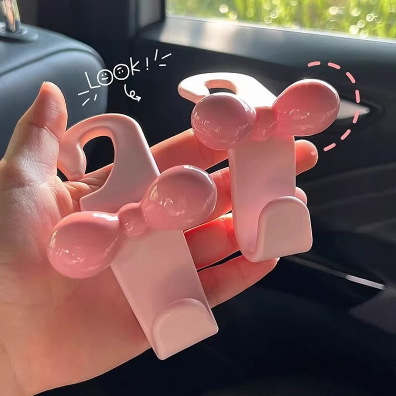 ミニマリストなボウ型車用後部座席吊り下げフック、実用的な収納 - Travel Accessories Store のレビューと価格