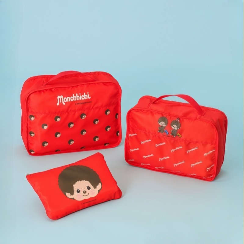 3 ピース/セットモンチッチ漫画収納袋ポータブルトラベルバッ - Travel Accessories Set のレビューと価格