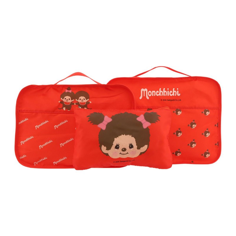 3 ピース/セットモンチッチ漫画収納袋ポータブルトラベルバッ - Travel Accessories Set のレビューと価格