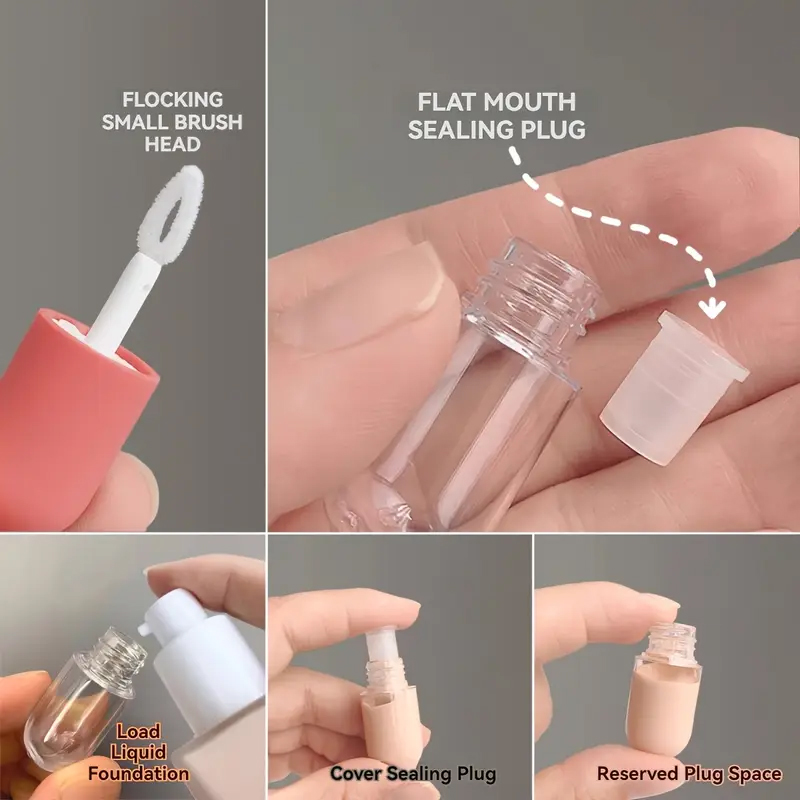 3/5 個ミニ空のリップグロスチューブポータブル詰め替えボト - Travel Accessories Youtube のレビューと価格