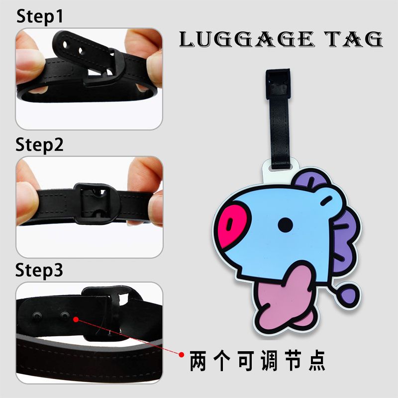 BT21のかわいいキャラクターキーホルダー、カワイイユニセッ - Travel Accessories Store のレビューと価格