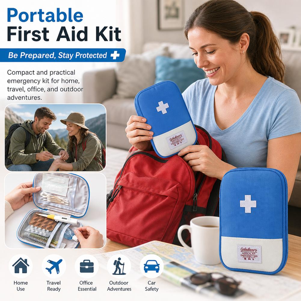 大容量ポータブル救急キットバッグ、家庭、車、旅行、キャンプ、 - Travel Accessories Set のレビューと価格