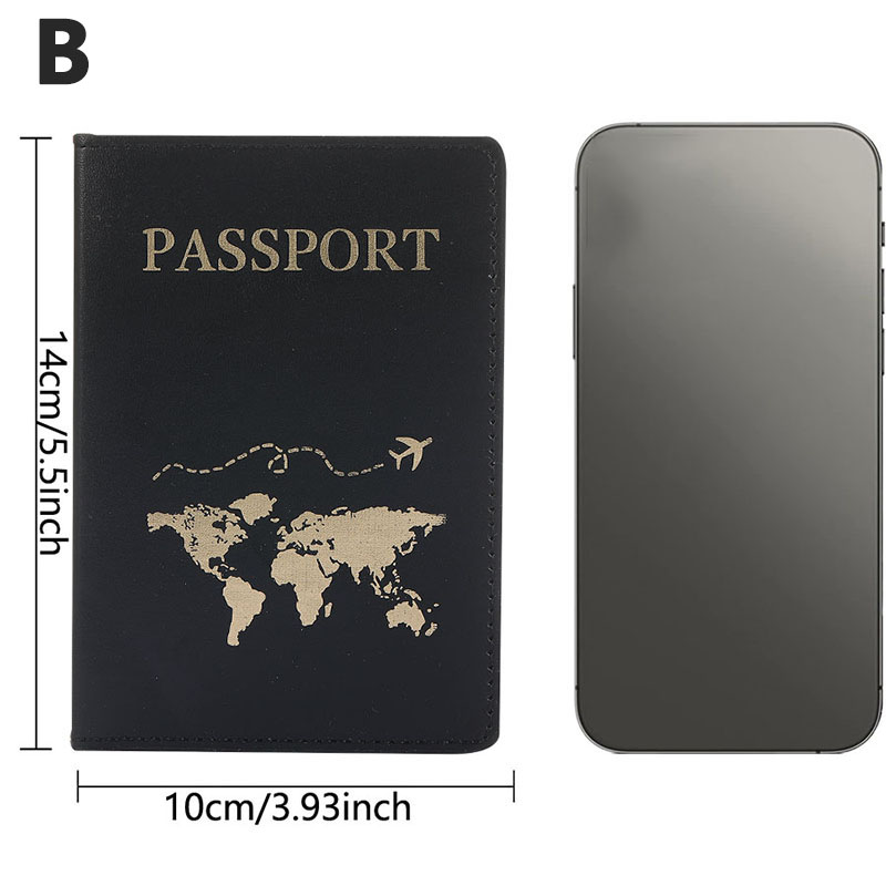 恋人世界地図パスポートカバーホットスタンピングシンプルな飛行 - Travel Accessories Plane のレビューと価格
