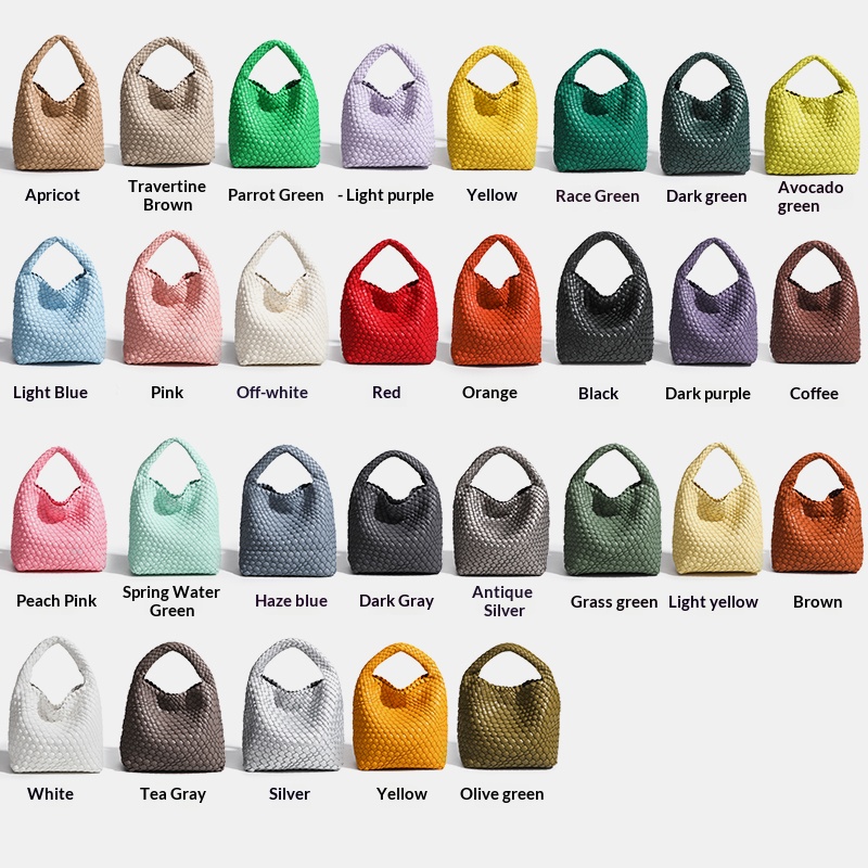 女性織りトートバッグ高級デザイナーハンドバッグ大容量ソフトシ - Travel Accessories Luxury のレビューと価格
