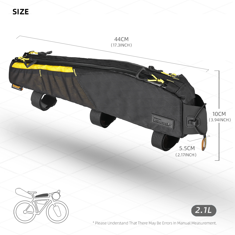 Rhinowalk Bicycle Top Tube Bag - Travel Accessories Youtube のレビューと価格