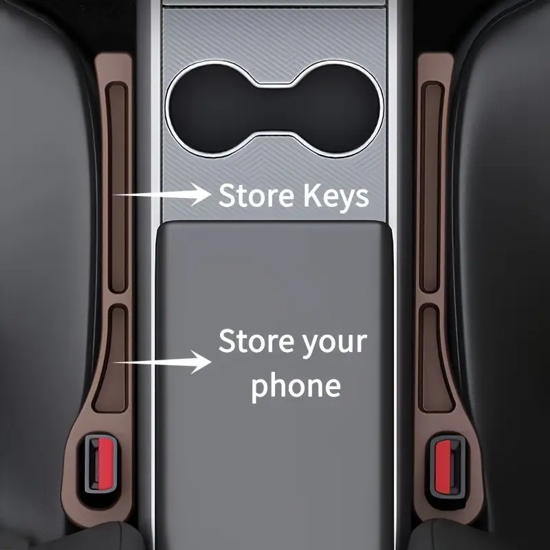 カーシート隙間プラグ、車内装飾品、車用クリップ収納ボックス、 - Travel Accessories Store のレビューと価格