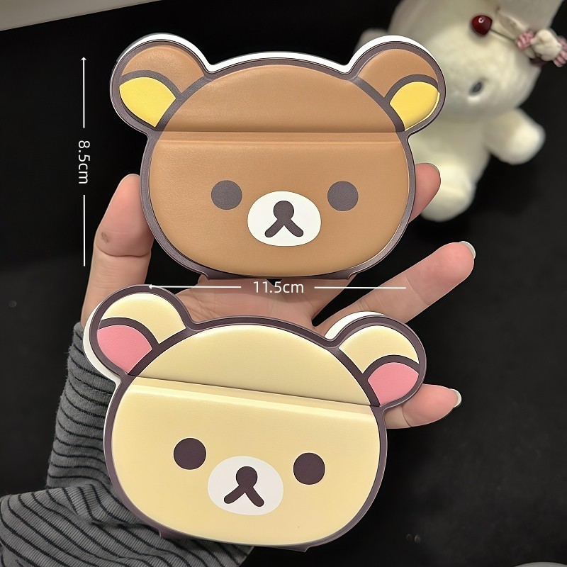 リラックマ折りたたみ化粧鏡かわいいシンプルなポータブル手持ち - Travel Accessories Store のレビューと価格