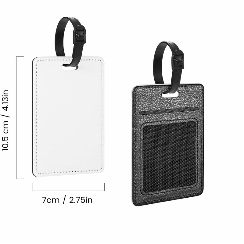 カスタマイズされた画像 Pu レザー荷物タグカスタマイズされ - Travel Accessories High End のレビューと価格