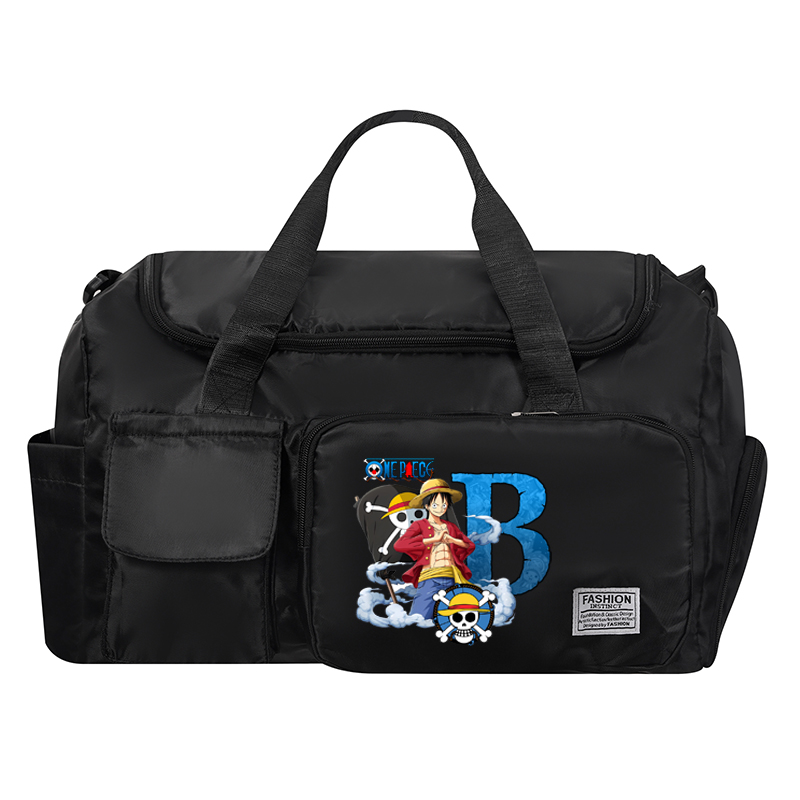 ワンピース男性女性旅行バッグアニメ A-Z 文字プリント防水 - Travel Accessories Gadget のレビューと価格