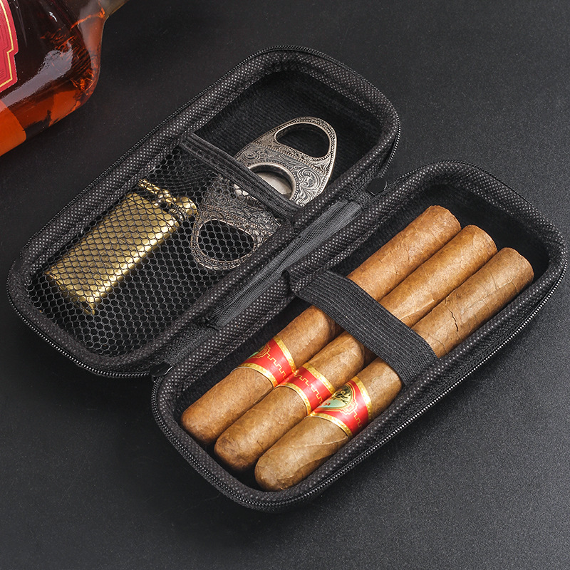 1個入り ポータブルシガー旅行ケース EVA 軽量シガーホル - Travel Accessories Gadget のレビューと価格