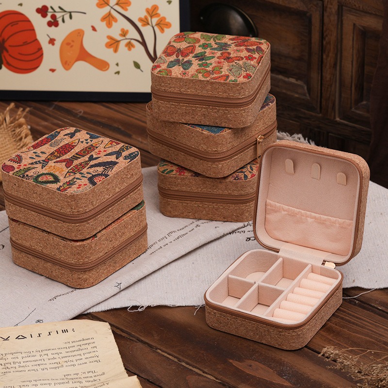 ハイエンドレトロ木目調プリントポータブルトラベルアクセサリー - Travel Accessories High End のレビューと価格