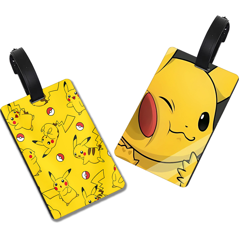 ポケモン漫画荷物タグかわいいプライバシー保護手荷物タグピカチ - Travel Accessories Gadget のレビューと価格