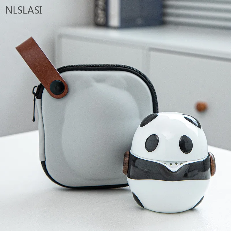 ポータブルパンダセラミックティーセット,ハイエンド,クイック - Travel Accessories High End のレビューと価格