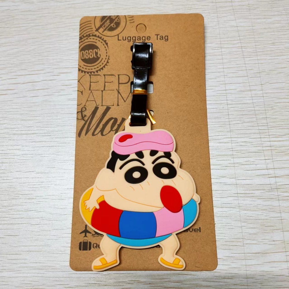 ホットクレヨンしんちゃん荷物タグ PVC スーツケースタグ旅 - Travel Accessories Japan のレビューと価格