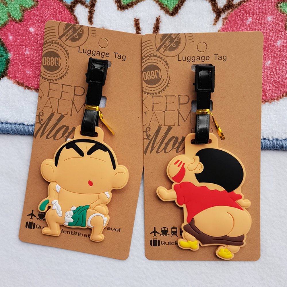 ホットクレヨンしんちゃん荷物タグ PVC スーツケースタグ旅 - Travel Accessories Japan のレビューと価格