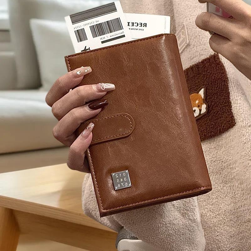 旅行パスポート財布女性男性カードホルダー RFID ブロッキ - Travel Accessories On Plane のレビューと価格