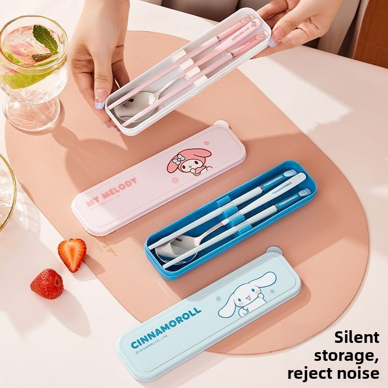 かわいい漫画風カワイイ スカルボウ ポータブルカトラリーセッ - Travel Accessories Teens のレビューと価格