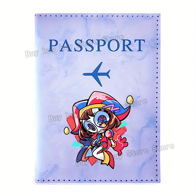 アニメアメージングデジタルサーカスパスポートケース漫画プリン - Travel Accessories Plane のレビューと価格