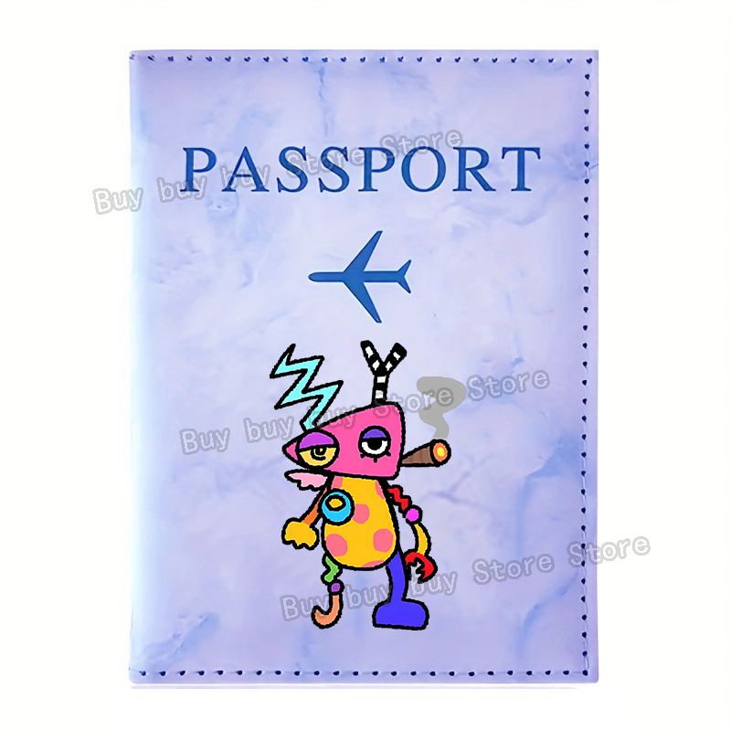 アニメアメージングデジタルサーカスパスポートケース漫画プリン - Travel Accessories Plane のレビューと価格