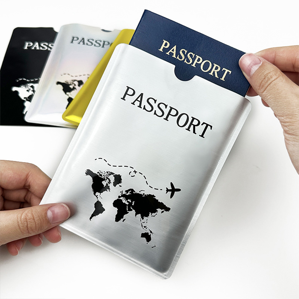アルミホイルパスポート保護ケース、耐磁性および盗難防止ブラシ - Travel Accessories On Plane のレビューと価格