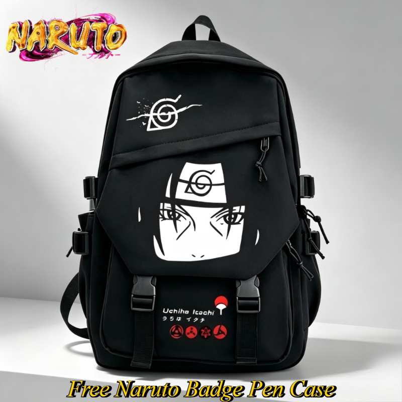 ナルト漫画バックパック二次元学生スクールバッグポータブル収納 - Travel Accessories Japan のレビューと価格