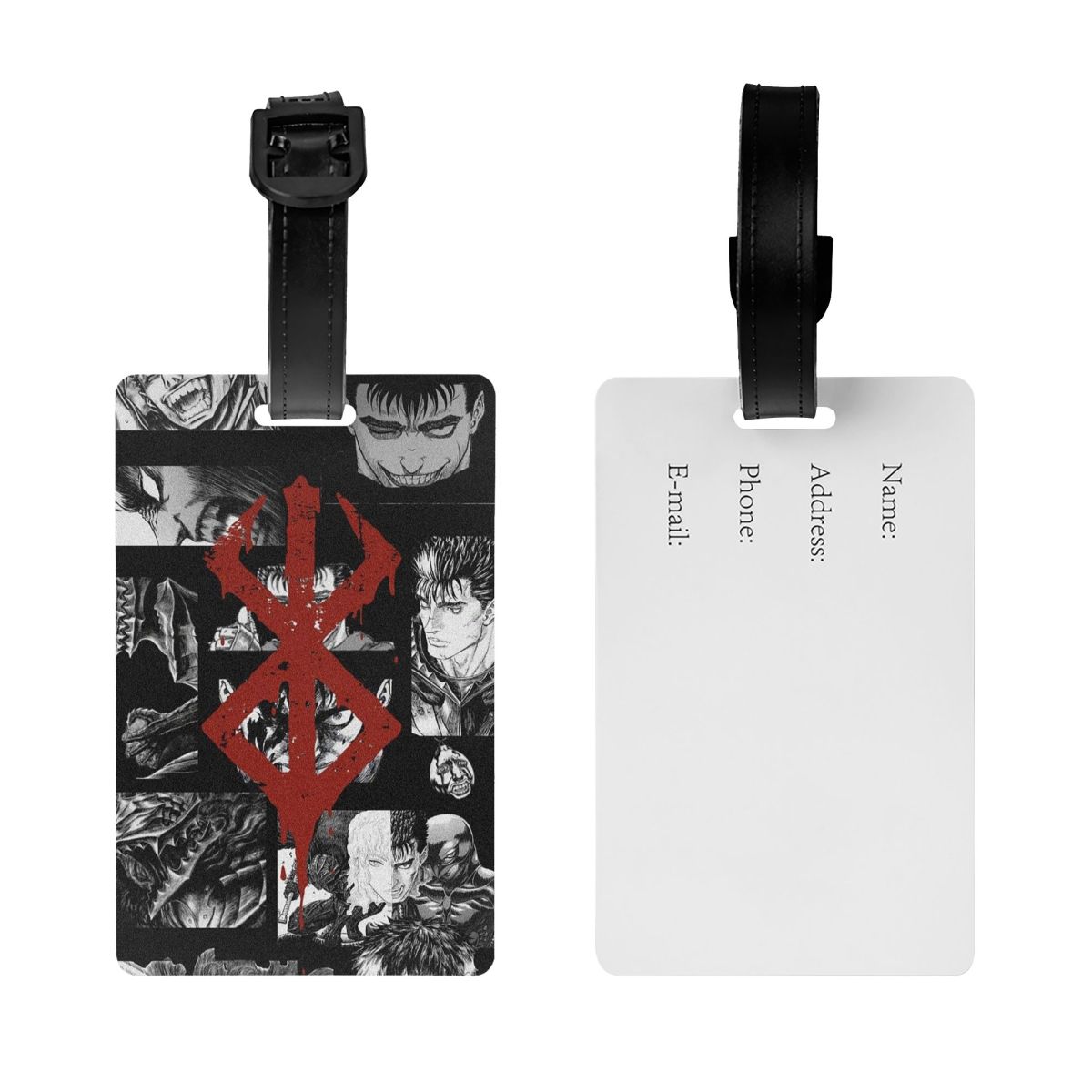 日本アニメベルセルク剣士マンガガッツ荷物タグスーツケースアク - Travel Accessories Japan のレビューと価格