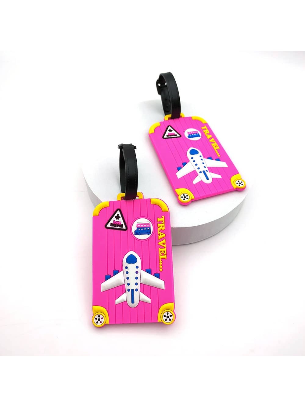 クリエイティブな航空機ラゲッジタグ,男性と女性用,旅行かばん - Travel Accessories On Plane のレビューと価格