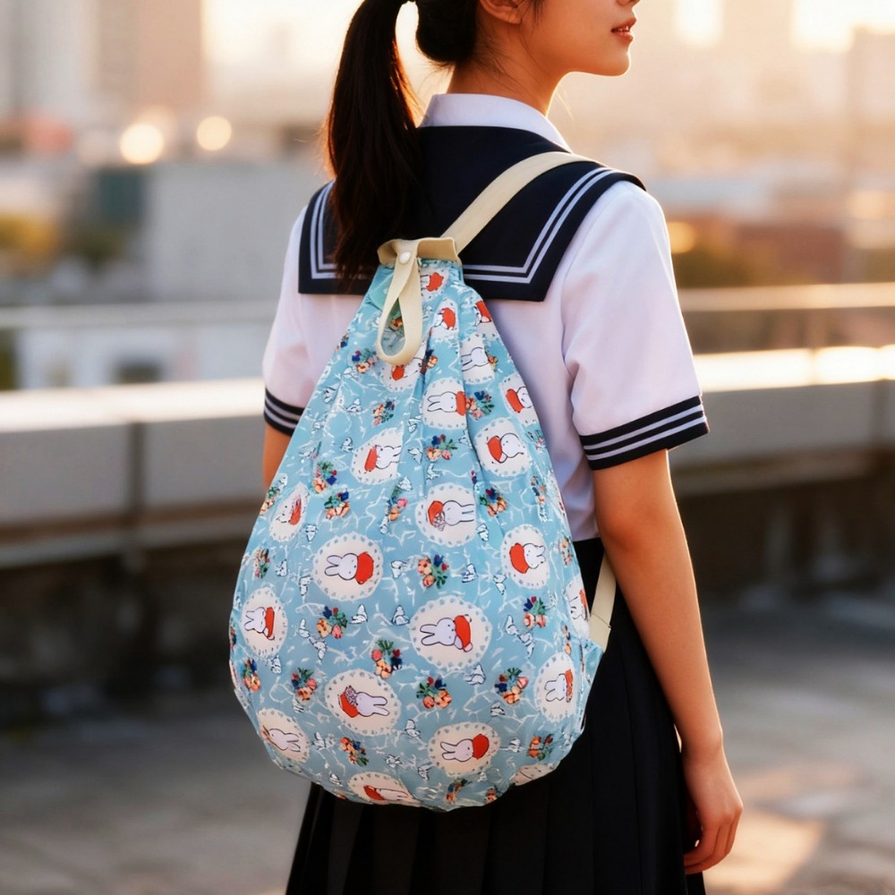 かわいい折りたたみ式エコフレンドリーバッグ漫画柄大容量ショッ - Travel Accessories Japan のレビューと価格