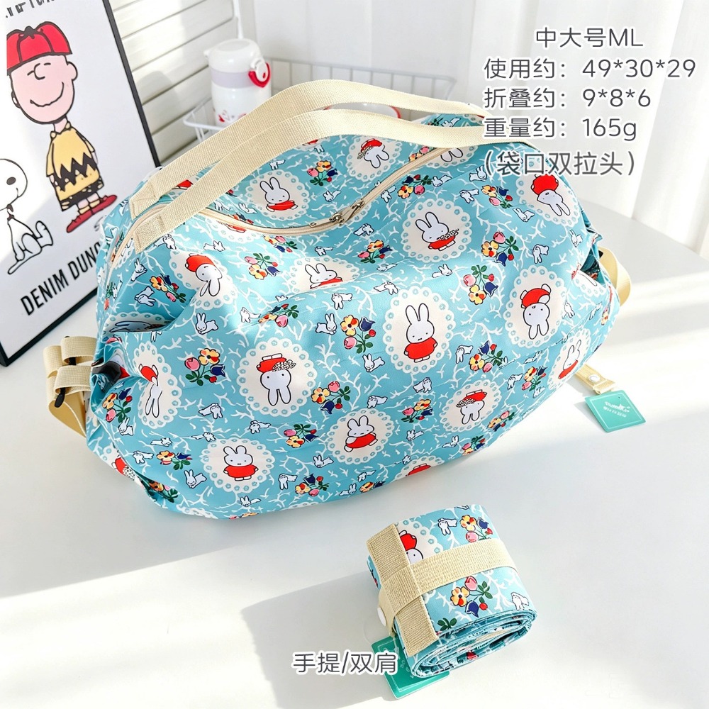 かわいい折りたたみ式エコフレンドリーバッグ漫画柄大容量ショッ - Travel Accessories Japan のレビューと価格